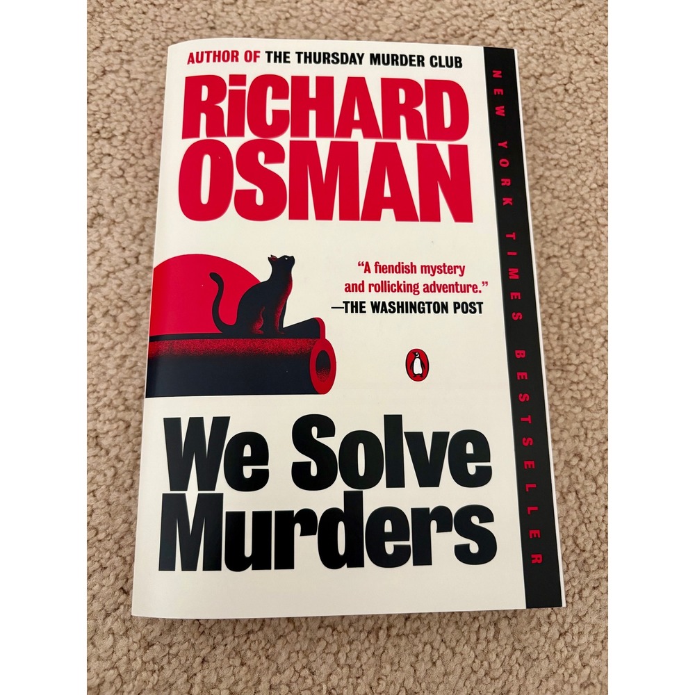 Richard Osman We Solve Murders Paperback Mystery Novel 2024 New